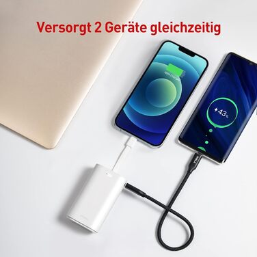 Power Bank iWALK Klein 9000mAh: Компактний портативний зарядний пристрій з вбудованим кабелем, швидка зарядка, сумісний з iPhone, Samsung та іншими пристроями