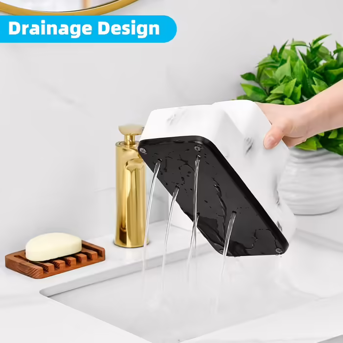 VITVITI Toothbrush Holder Electric Toothbrush Holder Toothbrush Holder Bathroom Kitchen Marble Resin Toothbrush Holder Bathroom Office Organizer Storage Toothbrush Toothpaste Holder Caddy Storage
