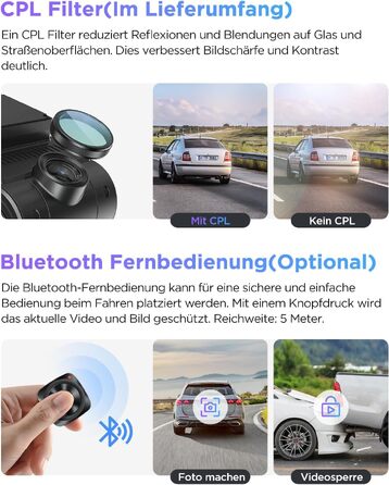 Автомобільний відеореєстратор VIOFO A229 Pro 3CH (4K+2K+1080P), Dual STARVIS 2, GPS, 5GHz WLAN, 3-канальний