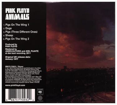 Pink Floyd Animals (Вінілова платівка LP) - Оригінал