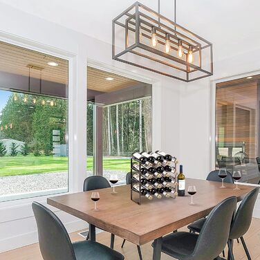 Metal wine rack, stackable bottle rack for 16 bottles, suitable for cellars, bars, and storage rooms. Stable, modular, and expandable bottle and wine storage (4 tiers)