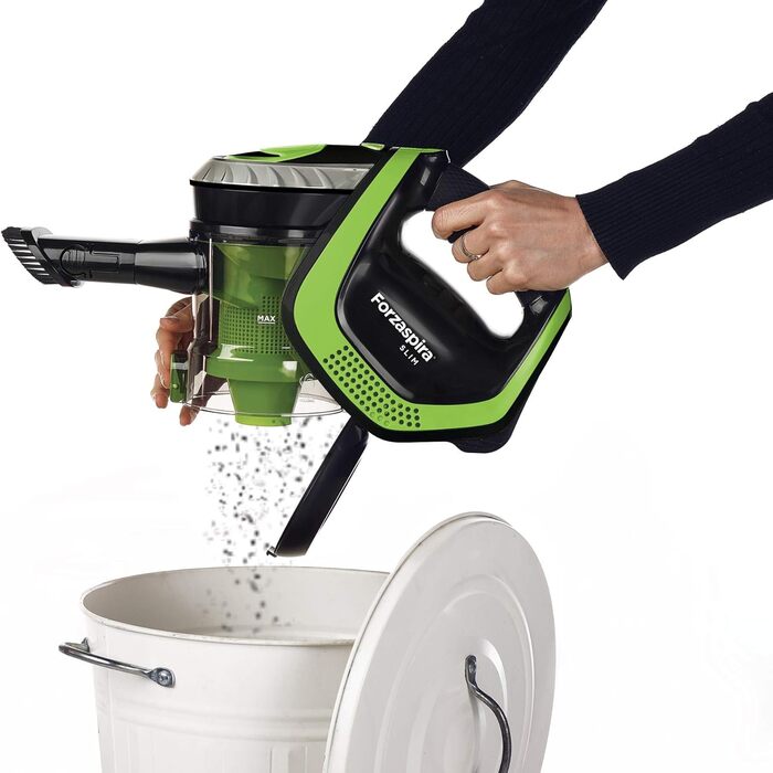 POLTI Forzaspira SR100: 2-в-1 пилосос-віник, акумуляторний, HEPA-фільтр, блакитний/зелений/чорний