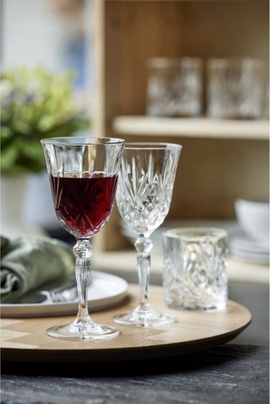 Келихи для червоного вина Lyngby Glas Melodia, багатоколірні, 270 мл, 4 шт.