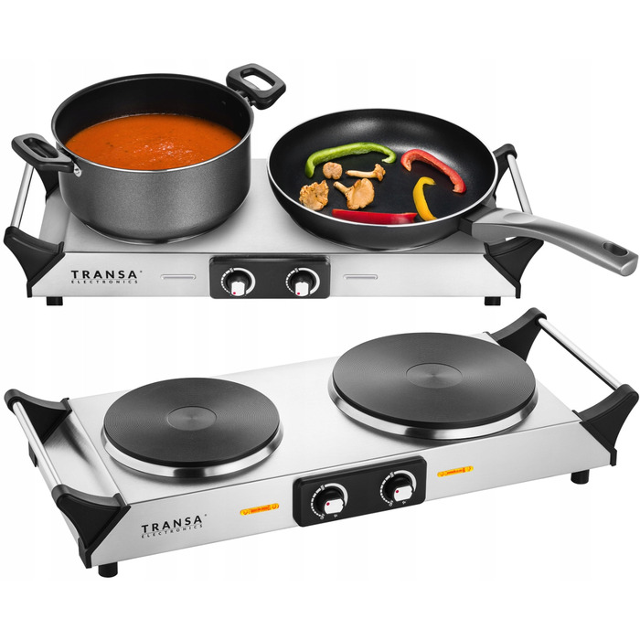 Портативна плитка Transa Electronics DoubleStove (чавунна)