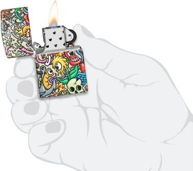 Бензинова запальничка Zippo Crazy Collage 540 Color, кольорова колекційна