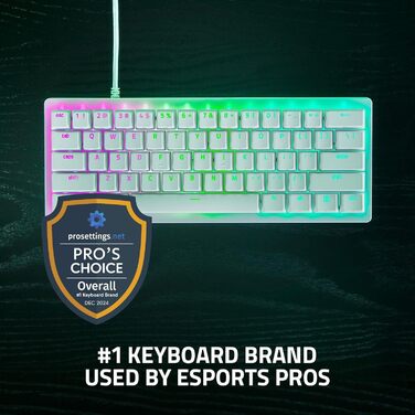 Клавіатура Razer Huntsman V3 Pro Mini - 60% з Red Switch (QWERTZ DE, USB-C, PBT)