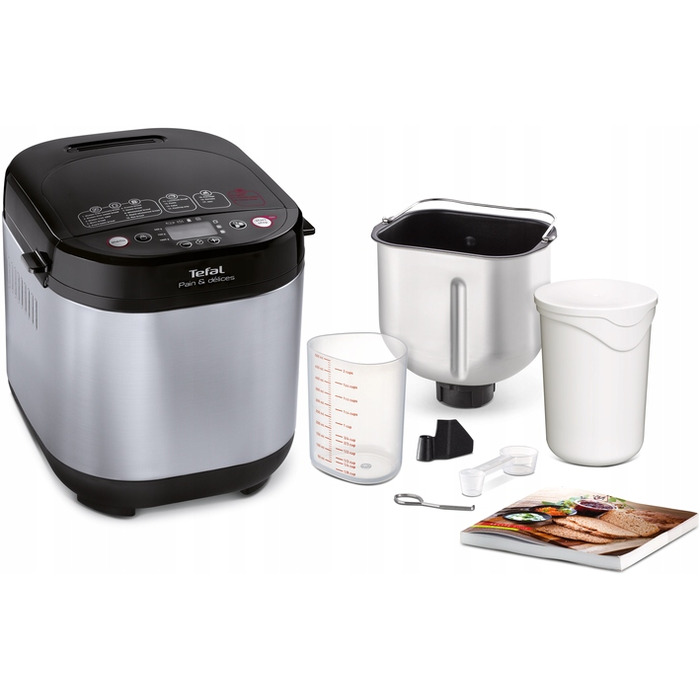 Хлібопічка Tefal PF240E38, сріблястий/сірий, 700 Вт