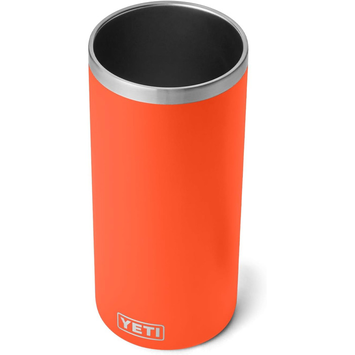 YETI Rambler Wine Chiller - Stainless Steel Insulated Wine Cooler (Papaya)