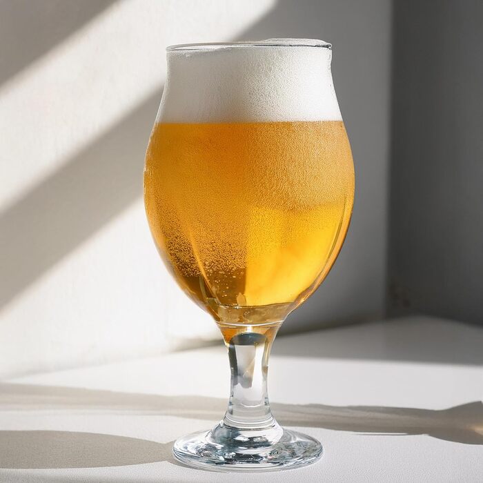 Набір келихів для пива KROSNO 1992, 6 шт., 500 мл - келихи для пива, стаута, коктейлів, сумісні з посудомийною машиною