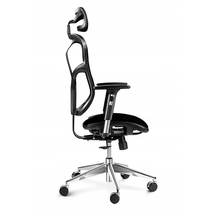 Ергономічне крісло Diablo Chairs V-Basic, тканина, чорне