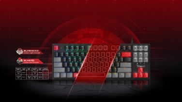 Ігрова механічна клавіатура Bloody S310N TKL RGB Red 1ms