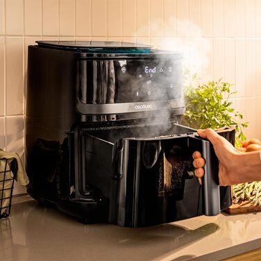 Фритюрниця Cecotec Cecofry Absolute 7600 7.6л, 2000 Вт, Цифрова, PerfectCook, Регулювання температури та часу, Touch-панель, 8 режимів, Захист від перегріву