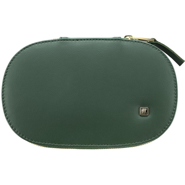 Набір для манікюру та педикюру ZWILLING 6 предметів: ножиці, інструменти для догляду за нігтями, етикетка з веганської шкіри яблука, зелений колір