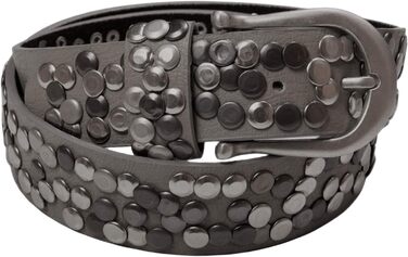 Жіночий ремінь StyleBREAKER з декоративними заклепками, штучна шкіра, темно-сірий, регульований