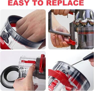 Dyson V12/V10 Slim Dust Bin Replacement - Genuine Part #965272-01