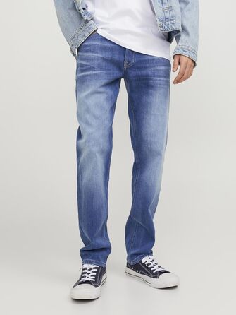 Джинси чоловічі JACK & JONES JJIMIKE Original Comfort Fit сині (36W/32L) з деніму