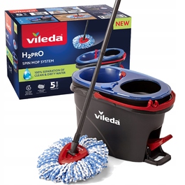 Обертова швабра Vileda H2prO: відро з системою чистої води