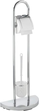 Набір для туалету WENKO Raumwunder: щітка для унітазу та тримач, хромований, економія місця