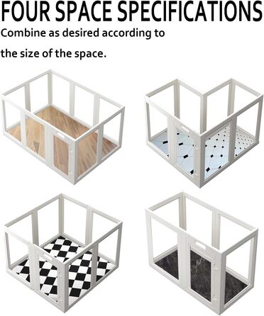 Льотний загін для цуценят у приміщенні: стабільний прозорий акрил, 10 панелей, 76,2 см, легка збірка, універсальний для собак, котів, кроликів