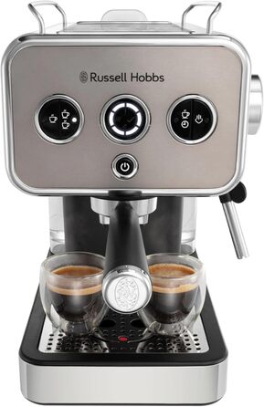 Чайник Russell Hobbs Distinctions з нержавіючої сталі 1,5л (швидка функція кип'ятіння, фільтр від накипу, зручний виливний носик, зовнішній індикатор рівня води) 26422-70 (може використовуватись як кавоварка)