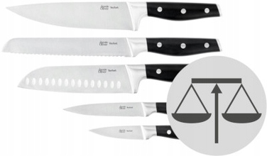 Набір ножів у підставці Tefal Oliver, 5 предметів