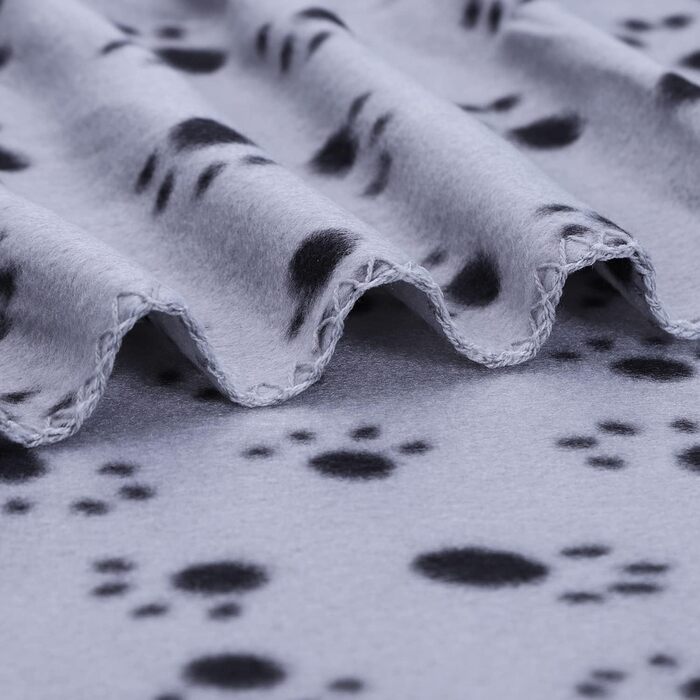 М'який флісовий килимок для собак та котів Nobleza 75x75 см (Сірий)