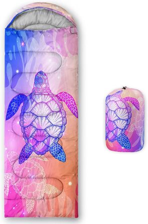 Сплячі мішки QOOMO для кемпінгу, 3 сезони, для дорослих та дітей, легкі, водонепроникні, для подорожей та відпочинку на природі