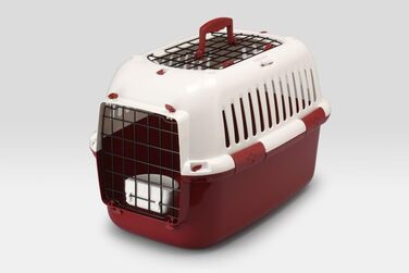 Транспортний бокс Europet Bernina TFD (XL) 57x38x38 см, сірий (чорний)