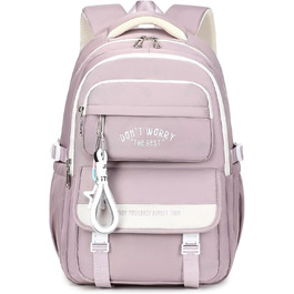 Шкільний рюкзак Tanou для підлітків, дівчаток, 4-12 клас. Великий, водонепроникний, для школи, середньої та вищої освіти (фіолетовий)