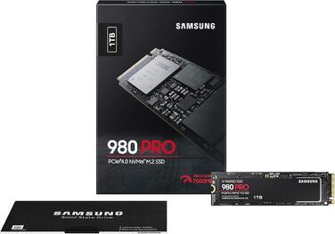 SSD Samsung 980 PRO 1TB NVMe M.2 PCIe 4.0 - Внутрішній SSD для геймінгу та редагування відео