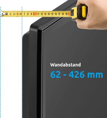 Кронштейн для телевізора TechniSat TECHNIMOUNT Flex Easy, поворотний настінний тримач з шарнірним плечем, до 25 кг