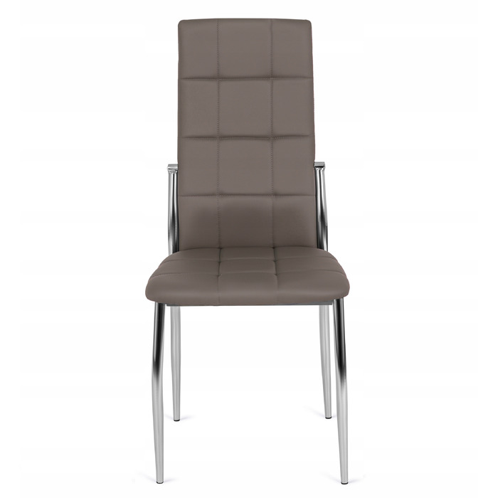 Стілець Mebel Elite, штучна шкіра, сірий, 1 шт.