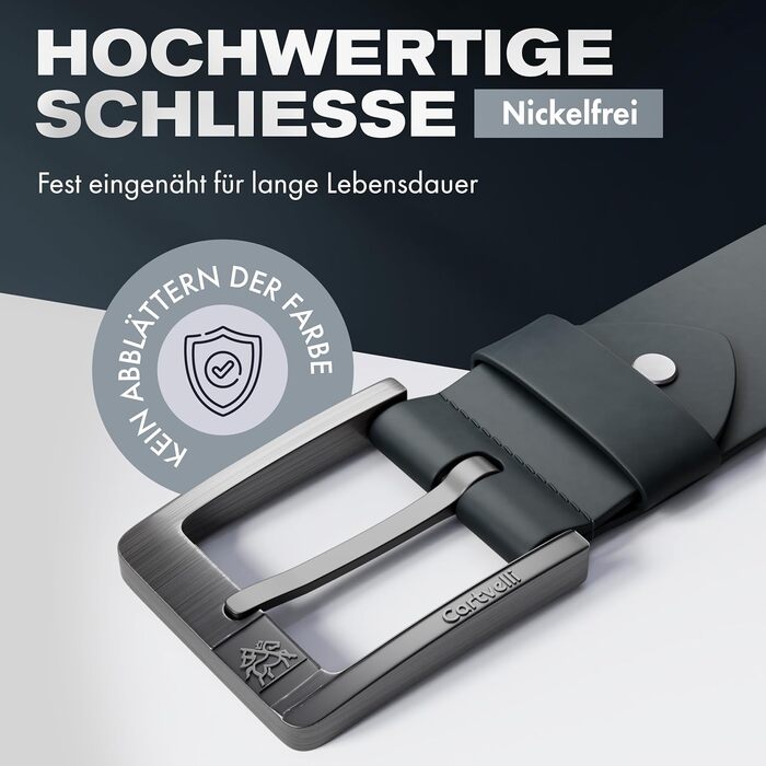 Чоловічий шкіряний ремінь преміум-якості, виготовлений у Німеччині, з подарунковою коробкою. Ширина 40 мм, колір морської хвилі, під джинси, чино та костюм. Довжина 145 см.