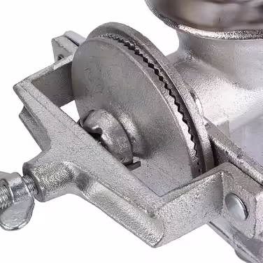 Manual Grinder, Table Clamp Corn Mill Grain Mill, Manual Mill Manually with Large Cast Iron Hopper for Grains, Seeds, Coffee, Corn, Pepper, Nuts 43 x 28 x 16 cm