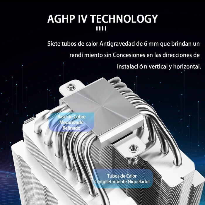 Thermalright Phantom Spirit 120 SE: Кулер для CPU з 7 heatpipes, 120mm вентилятор, AGHP 4.0, S-FDB, сумісний з AMD AM4/AM5/Intel 1700/1150/1151/1200