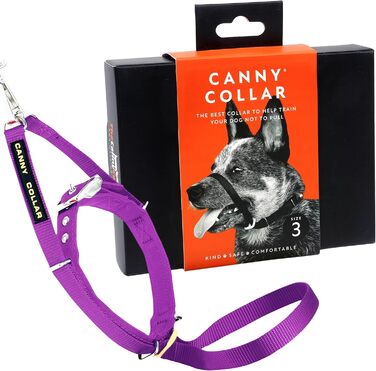 Нашийник-напівобруч Canny Collar для собак – анти-тягнучий, для контролю та тренування | Зупиняє тягу на повідку м'яко та ефективно | Розмір 5, обхват шиї 43-48 см