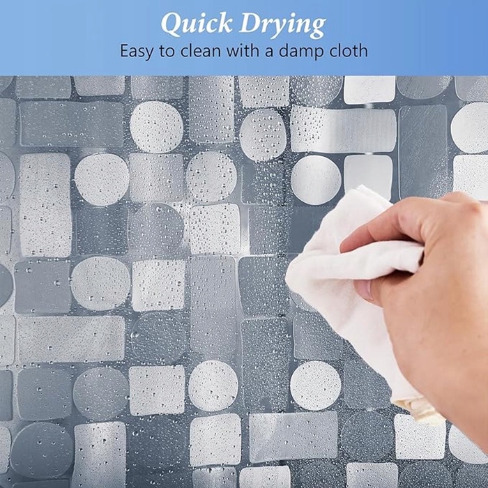 Штора для ванни вінілова Floraweg, 180 x 200 см