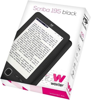 Woxter Scriba 195 Black - Електронна книга з 6