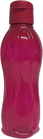 Tupperware To Go Eco 750ml Eco Easy Flip Top Drinking Bottle EcoEasy, suitable for carbonated drinks, 750 ml (deep red)