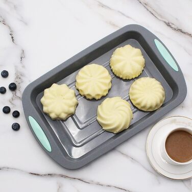 Encounter 30-in-1 Silicone Baking Set - 10 Silicone Baking Molds, Cake Pans, Baking Sheet, Donut Mold, Muffin Mold with Measuring Cups and Spoons