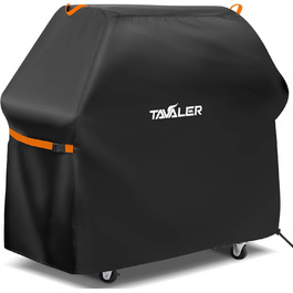 Чохол для гриля Tavaler 140x65x120 см, водонепроникний, оксфорд 420D, захисна накидка для газового гриля Weber, Enders, Char Broil