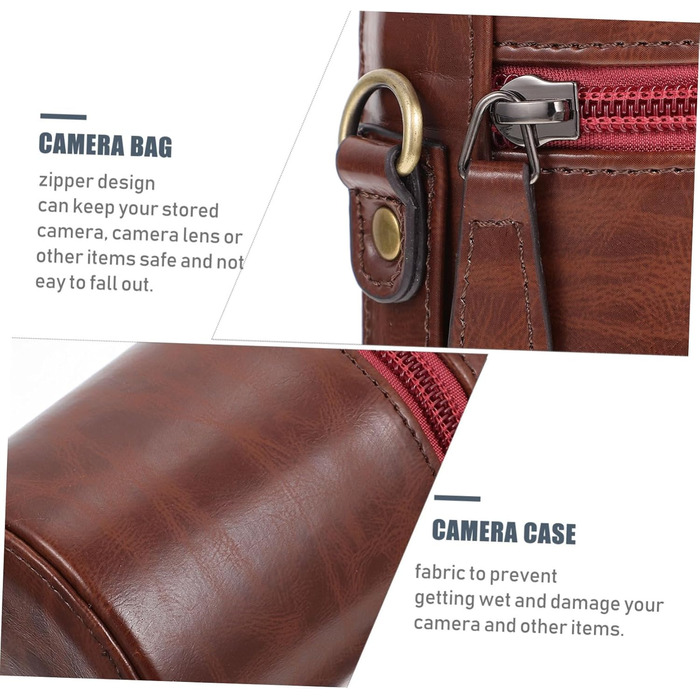 Водонепроникний чохол для об'єктивів камери Garneck: захист від подряпин та пилу, легкий у відкритті та закритті, для зберігання об'єктивів та аксесуарів, міцний, 11.5x8x8 см