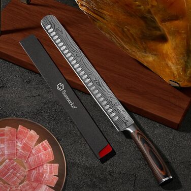 Ніж Sunnecko для овочів та фруктів 9 см: універсальний кухонний ніж з нержавіючої сталі з ергономічною ручкою