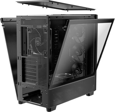 Корпус для ПК Antec Flux Midi Tower, чорний матовий, Gaming Case