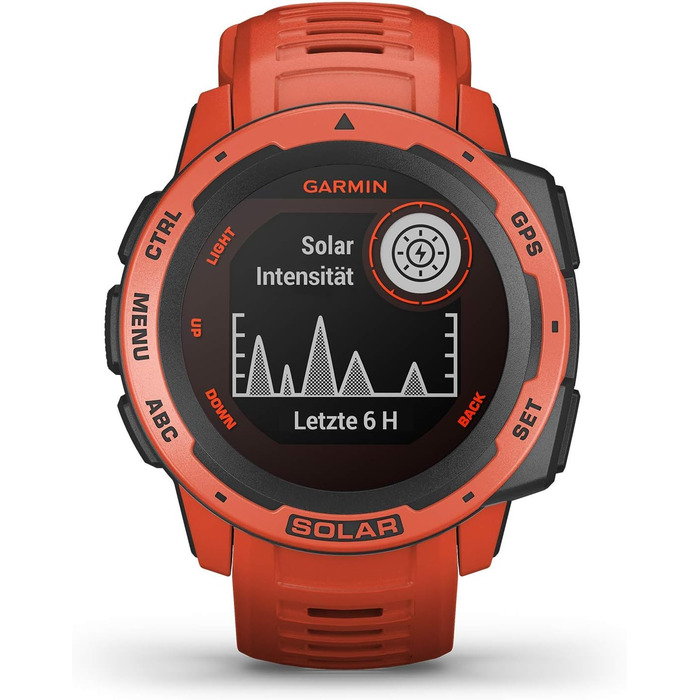 Garmin Instinct - водонепроникні GPS-годинники зі спортивними та фітнес-функціями. Вимірювання частоти серцевих скорочень на зап'ясті, фітнес-трекер та сповіщення зі смартфона. Багато моделей на вибір (Instinct Solar, Red)