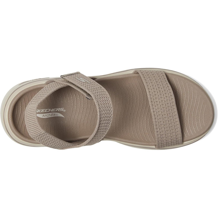 Сандалі Skechers Go Walk Arch Fit 2.0 Annie – бежеві текстильні жіночі, 38 EU