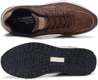 ARRIGO BELLO Кросівки чоловічі: спортивні, для прогулянок, робочі, Outdoor, легкі, розмір 41-46 (D Коричневий, 42 EU)