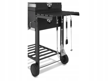 Садовий вугільний гриль на колесах XXL Grill Meister