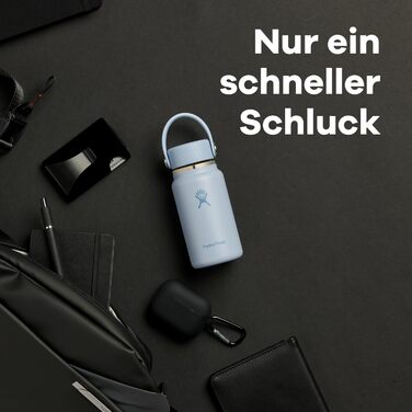 Термос Hydro Flask Micro 200 мл – ізольована міні-пляшка, не протікає, зберігає напої до 7 годин холодними та теплими, компактний та міцний (Surf)