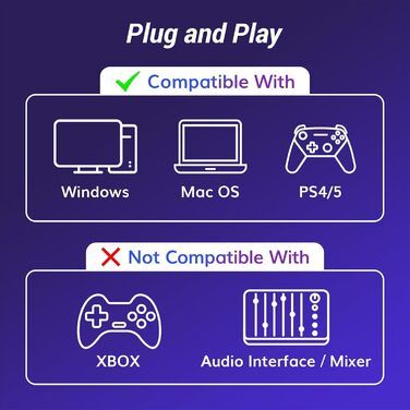 TONOR TC30 RGB мікрофон конденсаторний з підставкою, поп-фільтром та мікрофонною павутиною для стрімінгу, подкастингу, запису голосу, Twitch, сумісний з ноутбуком та ПК